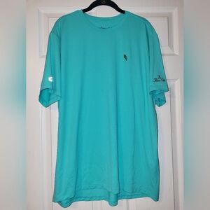 IBKUL Men's Cool Feel T Shirt Size Large NWT UPF 50 Aqua Blue